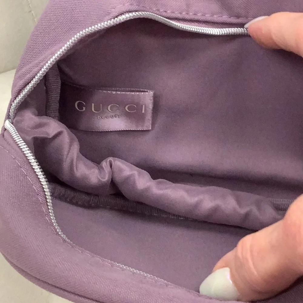 Gucci Purple Cosmetic Pouch